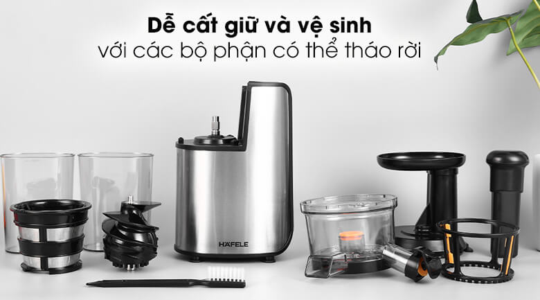 Máy ép chậm GS 133N dễ dàng vệ sinh