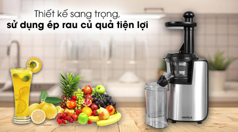 Máy ép chậm GS 133N có thiết kế trang nhã, sang trọng