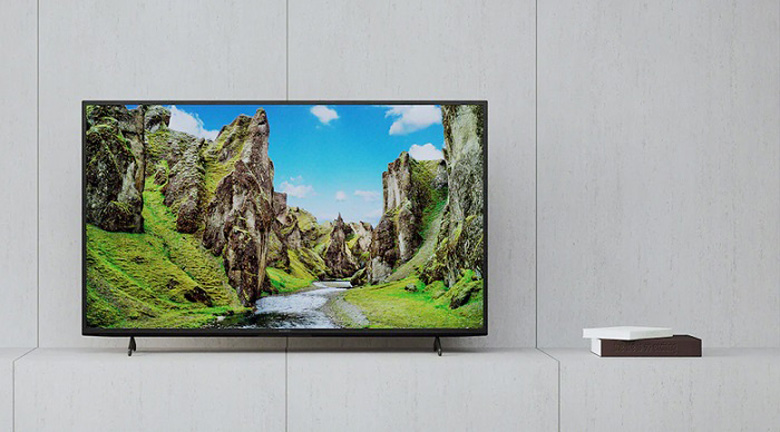 Android tivi 4K 50 inch Sony KD-50X75 có thiết kế hiện đại, cứng cáp