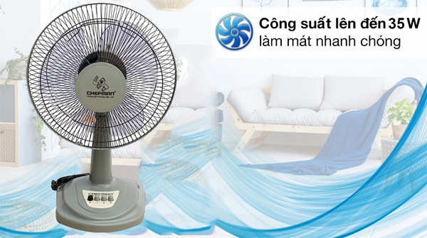 Công suất hoạt động là 35W