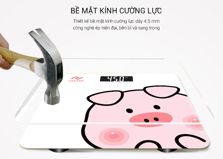 Cân sức khỏe mặt kính