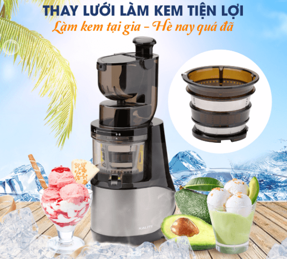 Máy ép chậm KL 599 có khả năng làm kem