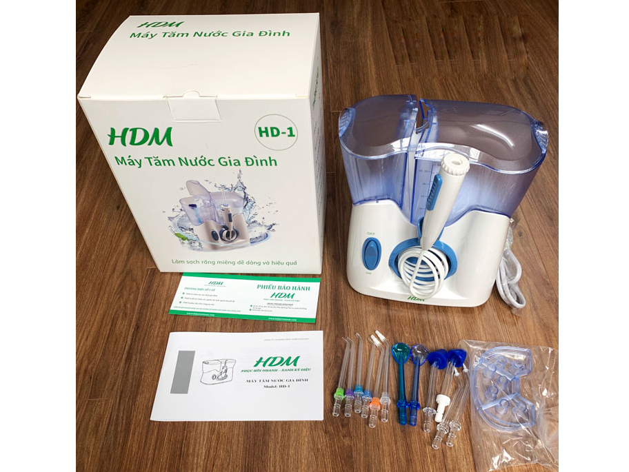 Máy tăm nước gia đình HDM HD-1P (12 đầu thay)