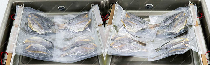 Trước và sau khi hút chân không
