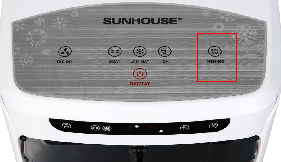 Quạt điều hòa Sunhouse SHD7713 hẹn giờ tắt máy lên tới 6 tiếng