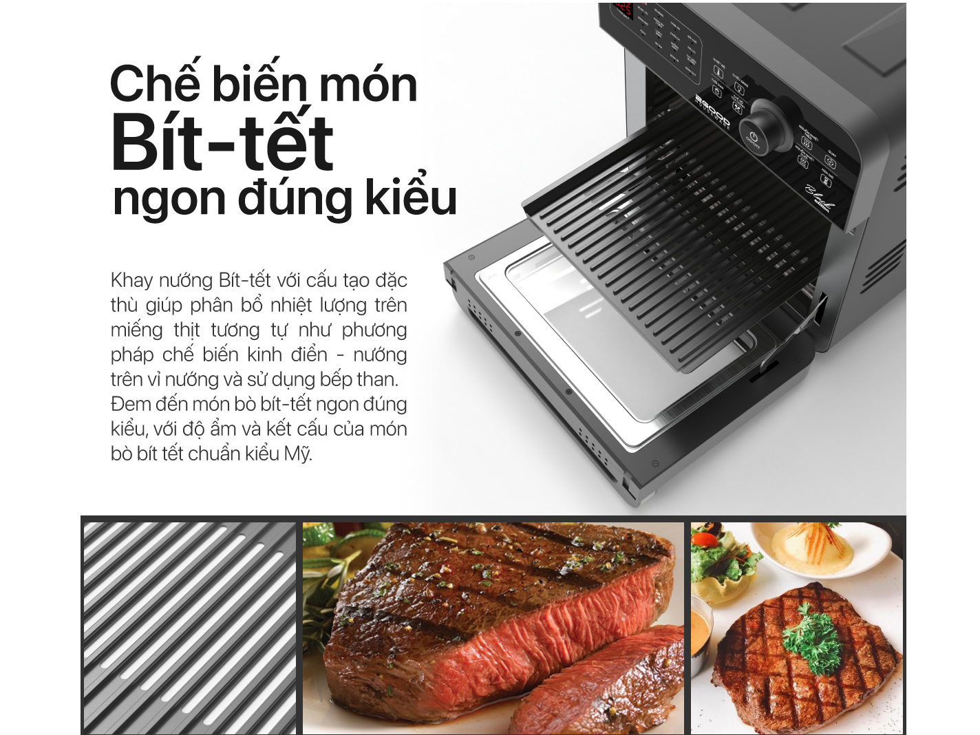 Khay nướng bít tết của nồi chiên không dầu 2Good