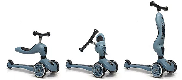 Kết hợp giữa xe chòi chân và xe scooter