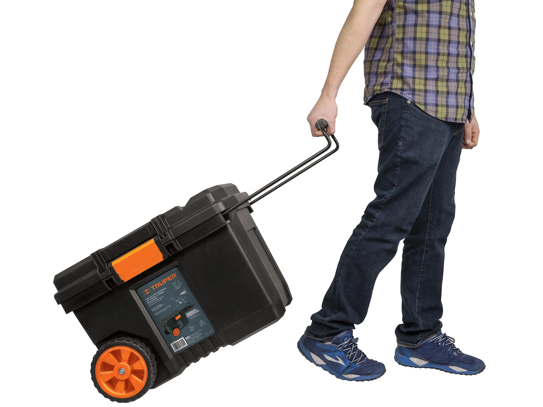 Thùng đồ nghề có bánh xe Truper - 23in 10902
