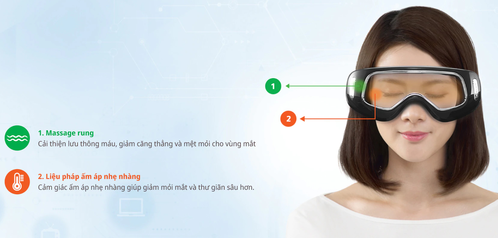 Máy massage mắt  