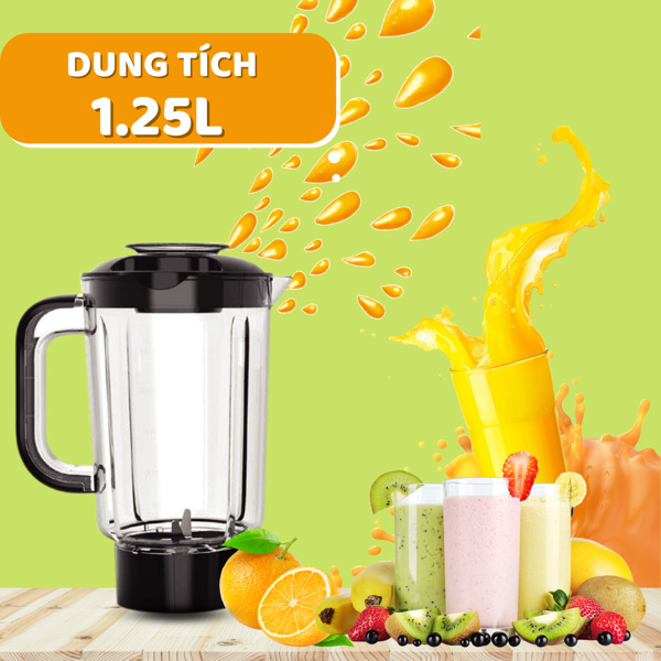 Dung tích là 1,25 lít