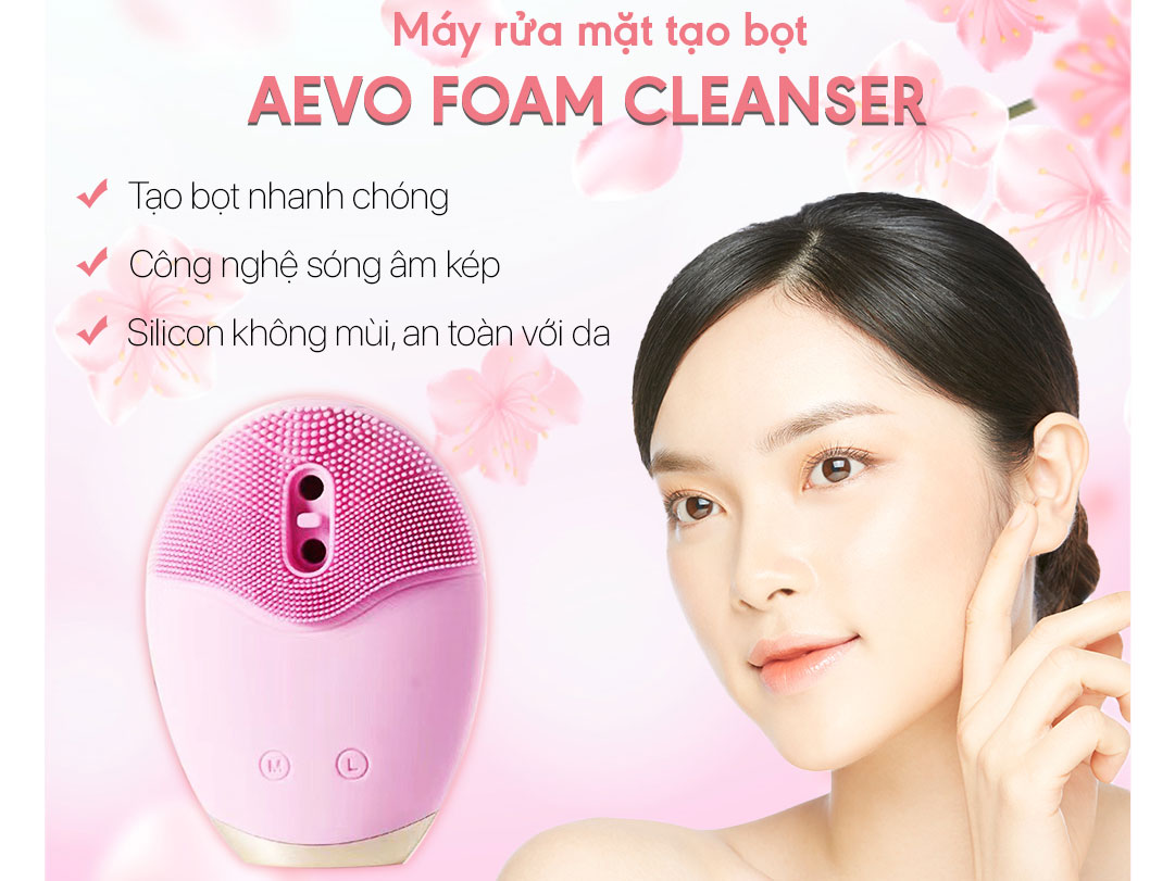 Máy rửa mặt tạo bọt AEVO Foam Cleanser SG02 (AE68-022P)