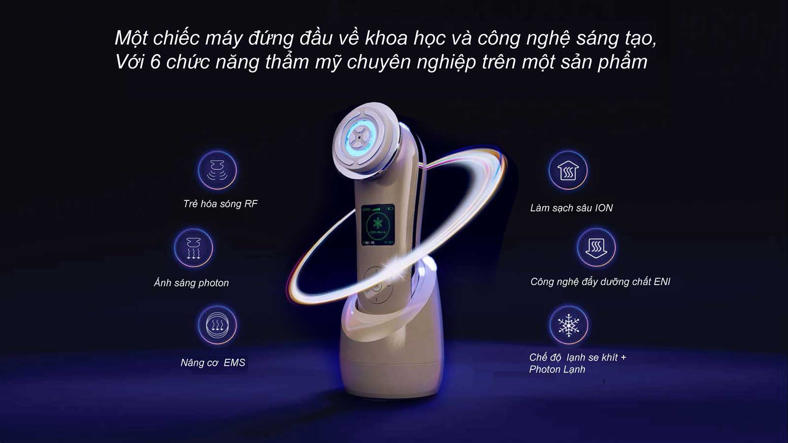 máy đẩy dưỡng chất trẻ hóa da NanoTime Beauty F81E