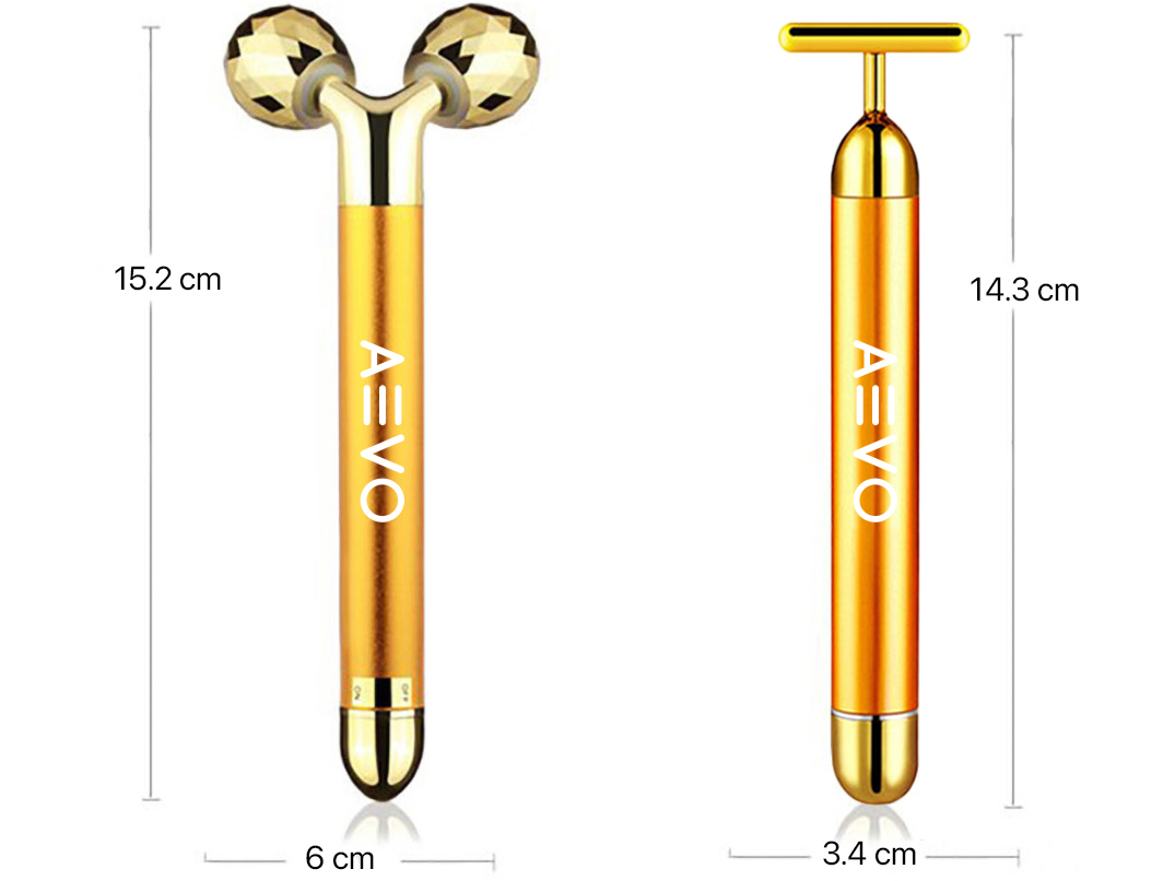 Kích hước thanh lăn massage AEVO Energy Beauty (AE68-071G)