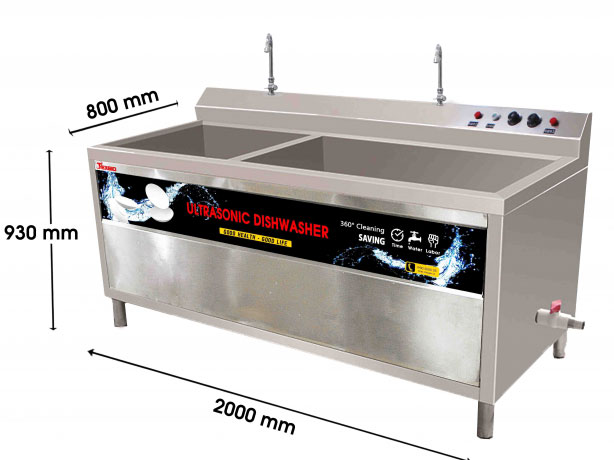 Máy rửa chén bát công nghiệp UltraSonic Texgio Luxury TGU-2000XD
