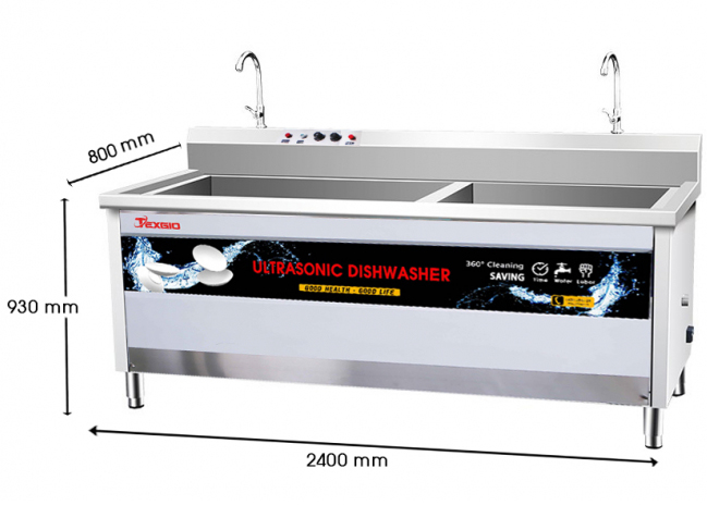 Máy rửa chén bát công nghiệp UltraSonic Texgio Luxury TGU-2400XD
