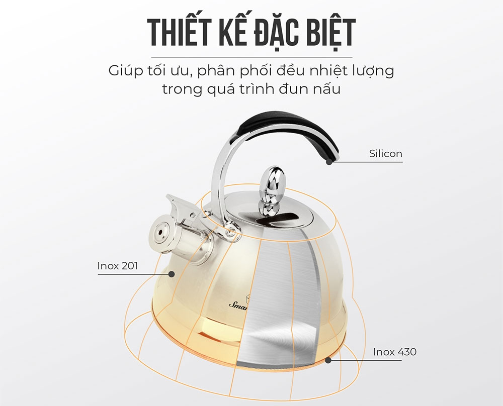 Ấm đun nước Smartcook  