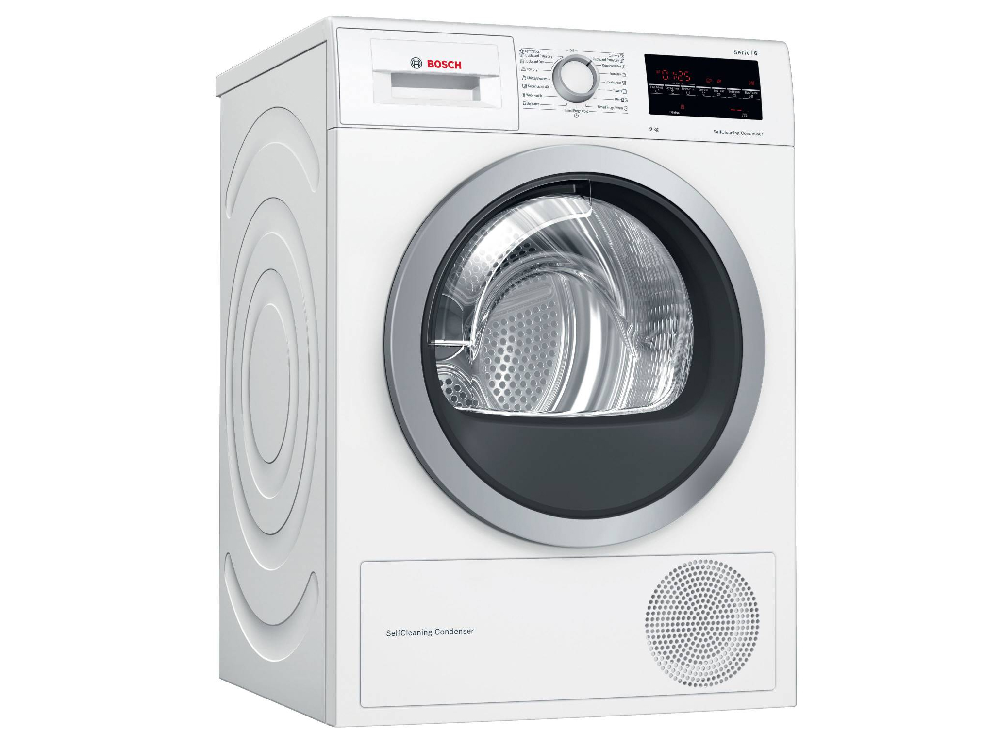 Máy sấy tụ hơi và bơm nhiệt 9kg Bosch WTW85400SG Series 6