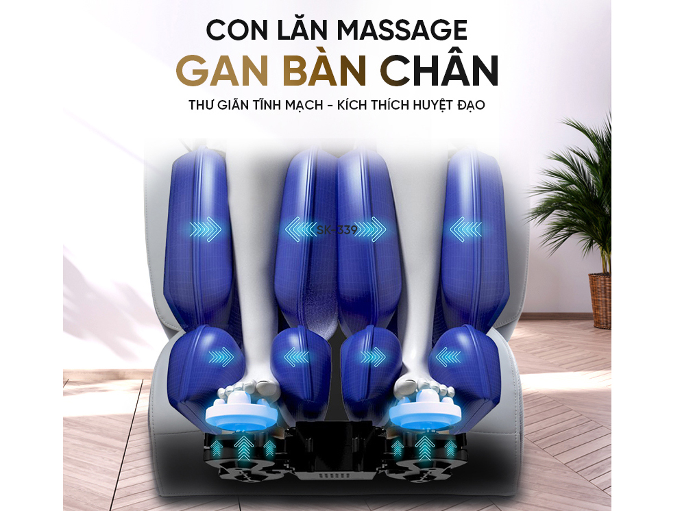 Ghế massage có con lăn