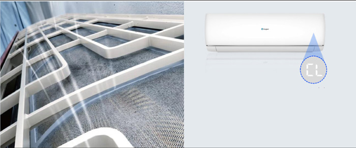 Cảnh báo làm sạch bằng lưới lọc hiện đại