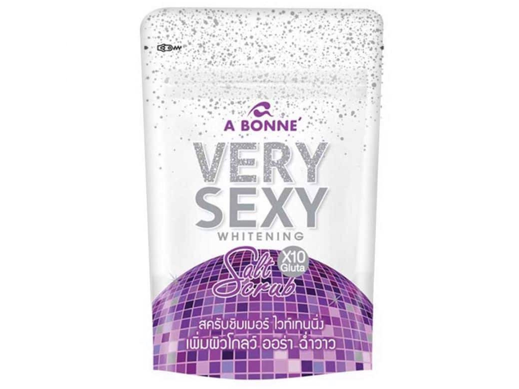 Muối tắm tẩy tế bào da A Bonne Very Sexy Whitening Salt Scrub giúp trắng da 120g
