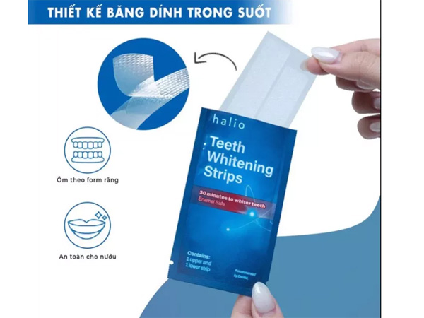 Thiết kế dạng miếng trong suốt ôm sát form răng