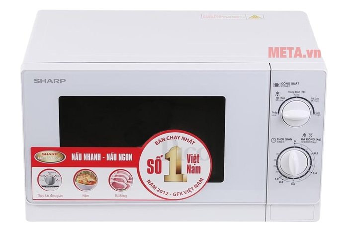 Lò vi sóng Sharp R-201VN-W (20 lít)