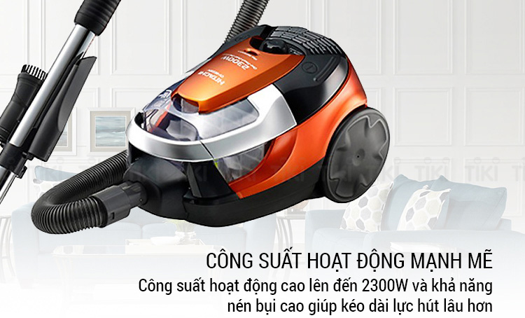 Công suất hút đạt 2.300W