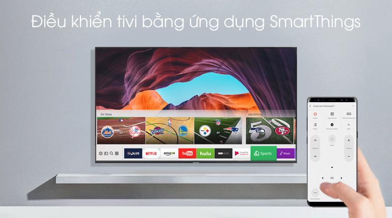 Bạn có thể điều khiển smart tivi Samsung Full HD 43 inch UA43T6000AKXXV không cần điều khiển với SmartThings