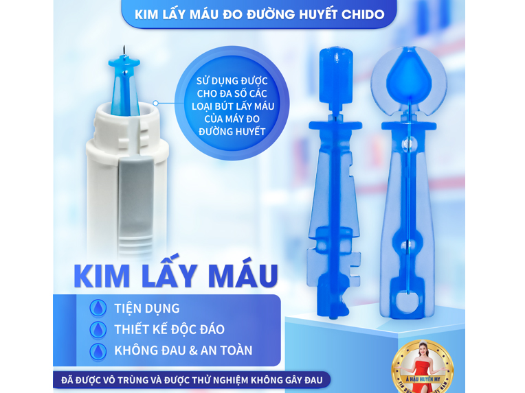 Kim lấy máu Chido 