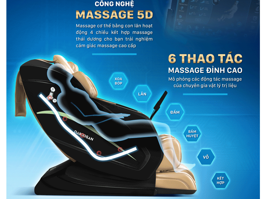 Ghế massage Daikiosan  