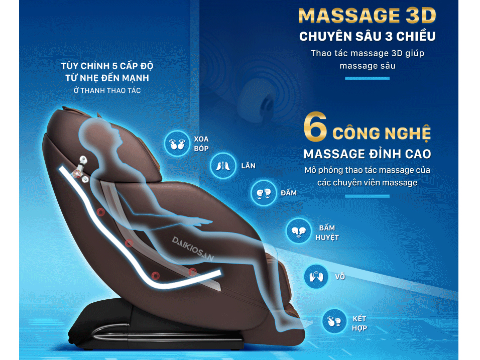 Ghế massage 3D