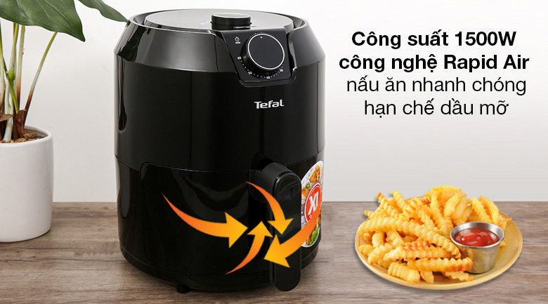 Nồi chiên không dầu Tefal EY201815 được ứng dụng công nghệ làm nóng Rapid Air hiện đại