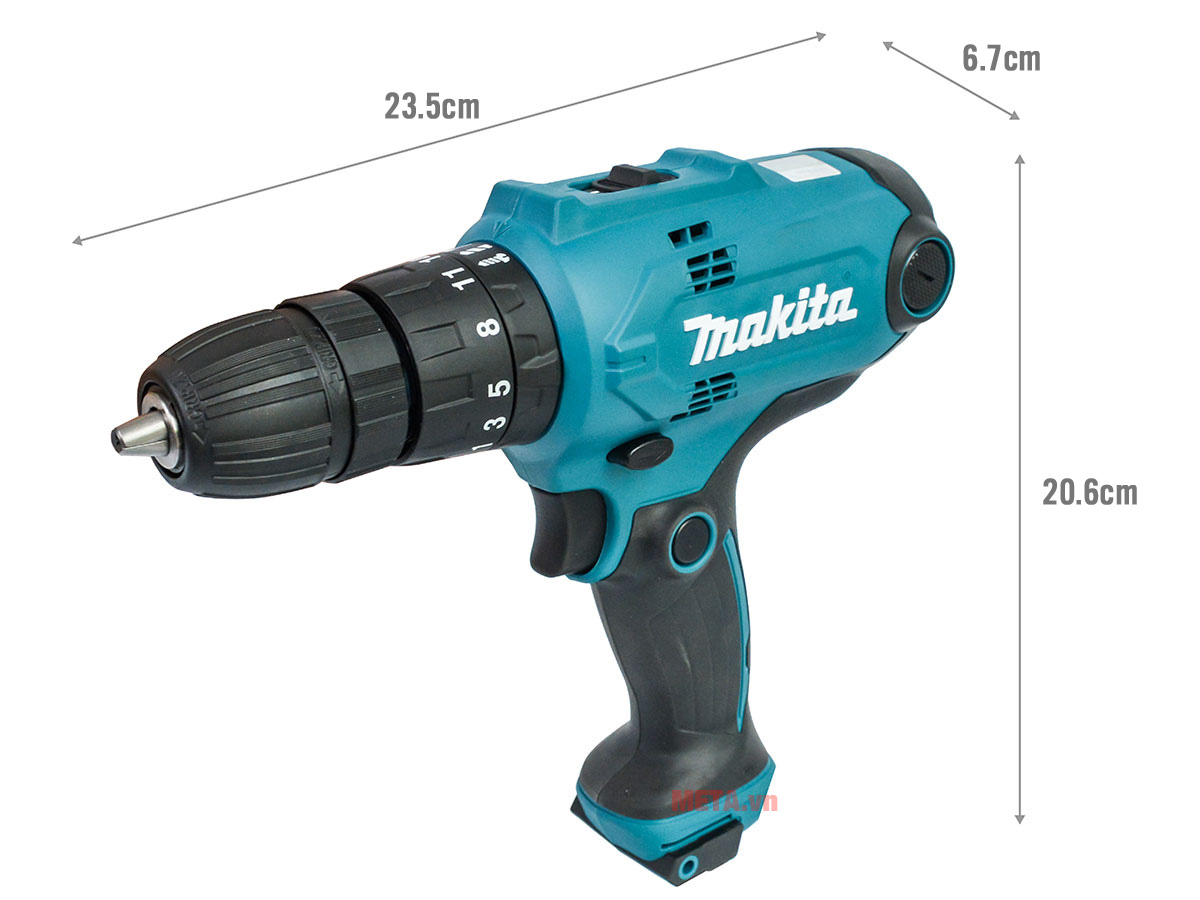 Máy khoan Makita HP0300 có kích thước nhỏ gọn