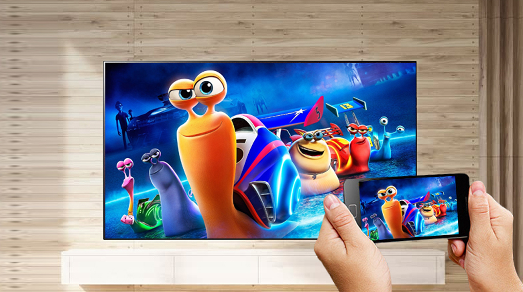 Chiếu màn hình điện thoại lên Tivi LG 4K 55 inch 55UQ8000PSC