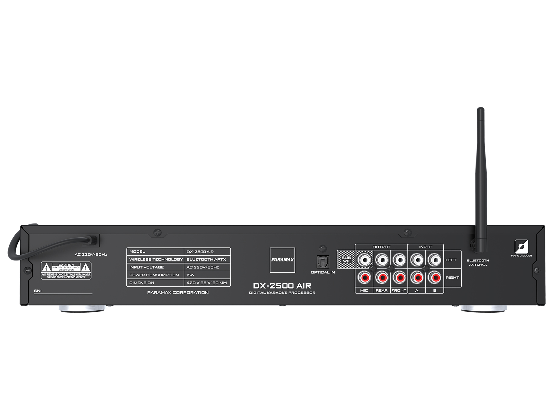 Mixer karaoke số Paramax DX-2500 AIR (chỉnh cơ)