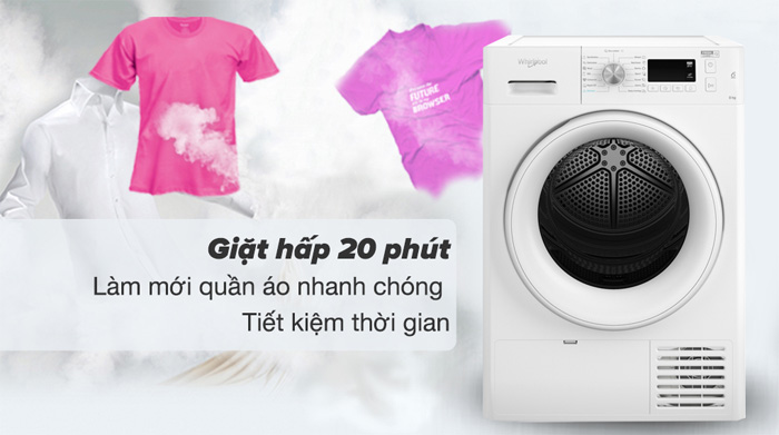 Chế độ sấy nhanh siêu tiết kiệm thời gian, điện năng