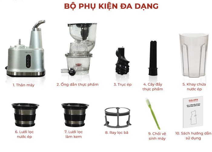 Phụ kiện đi kèm máy