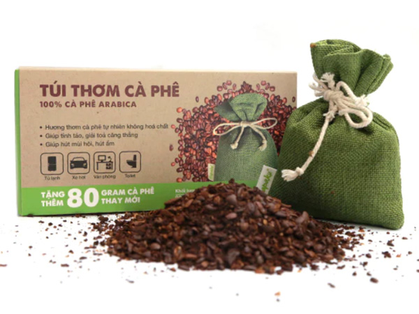 Túi thơm cafe 2 trong 1 -100% cà phê Arabica nguyên chất