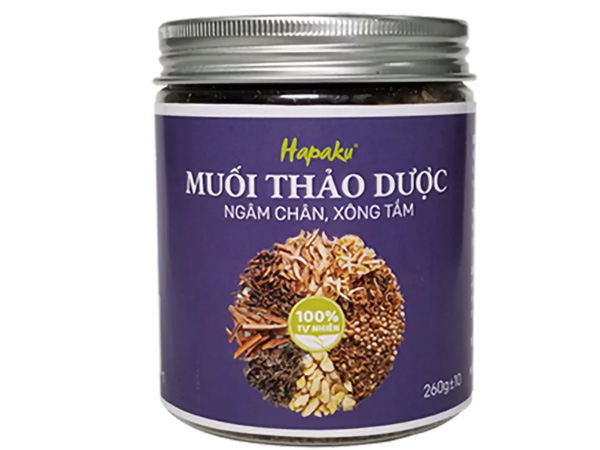 Muối ngâm chân thảo dược Hapaku 260gr