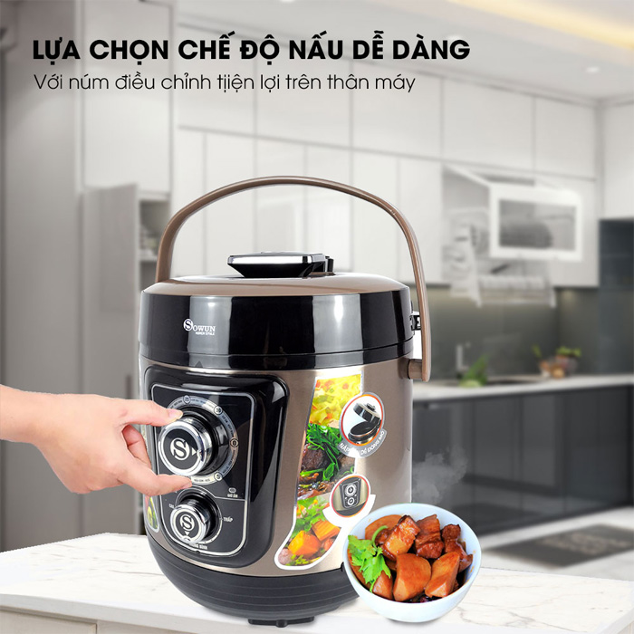 Lựa chọn chế độ nấu đa dạng