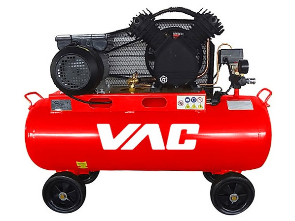 Máy nén khí có dầu 2 đầu bơm 100L VAC VAC2103 3.0HP