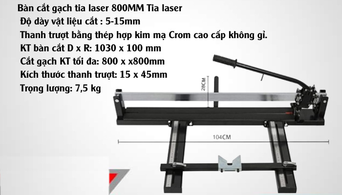 Thông số kỹ thuật của máy