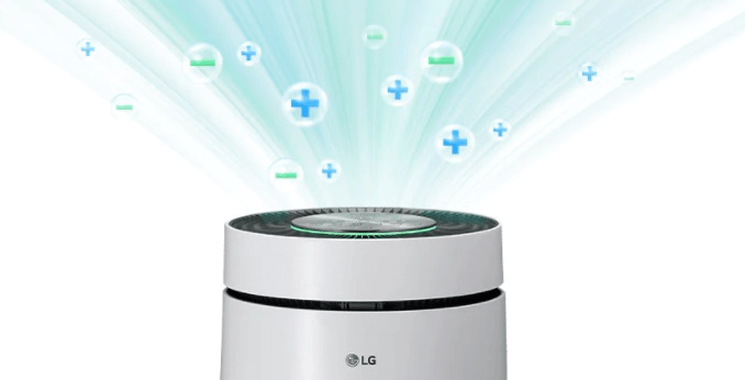 Máy lọc không khí LG PuriCare 2 tầng AS10GDWH0 có bộ phát ion