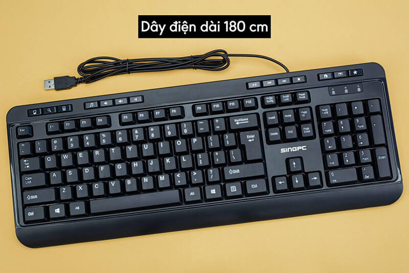 Độ dài dây điện là 180cm