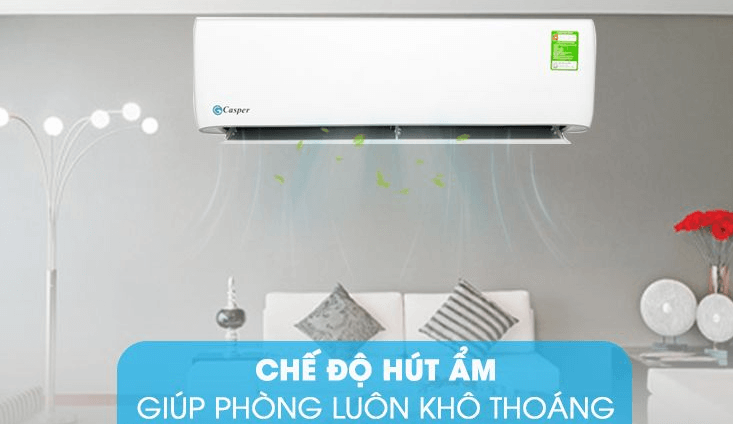 Điều hòa Casper GC-09IS32 có chế độ hút ẩm