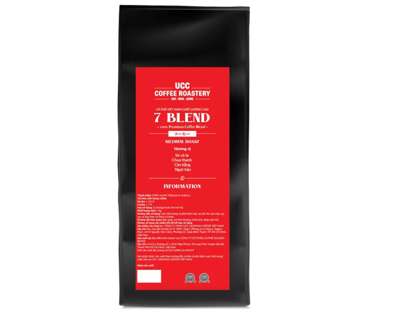 Cà phê hạt UCC 7 Blend (gói 1000g)