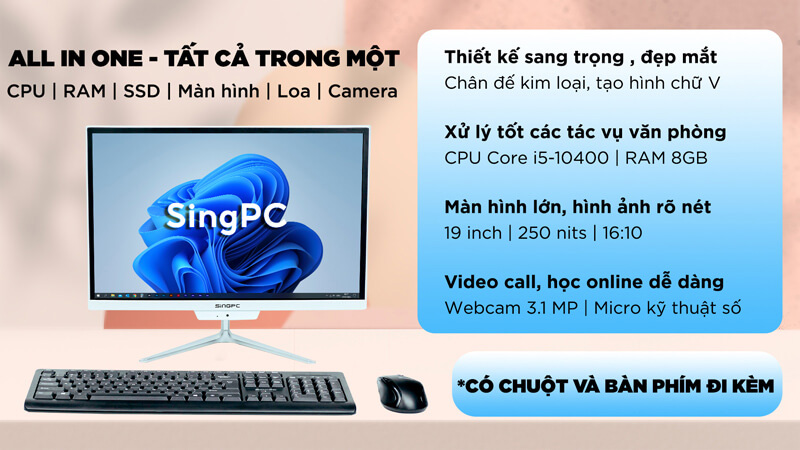 Ưu điểm nổi bật của máy tính SingPC