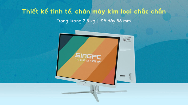 Chân đế bằng kim loại chắc chắn, độ bền cao