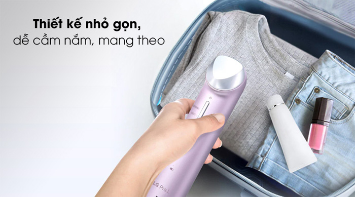 Thiết kế nhỏ gọn thuận tiện cho việc mang theo