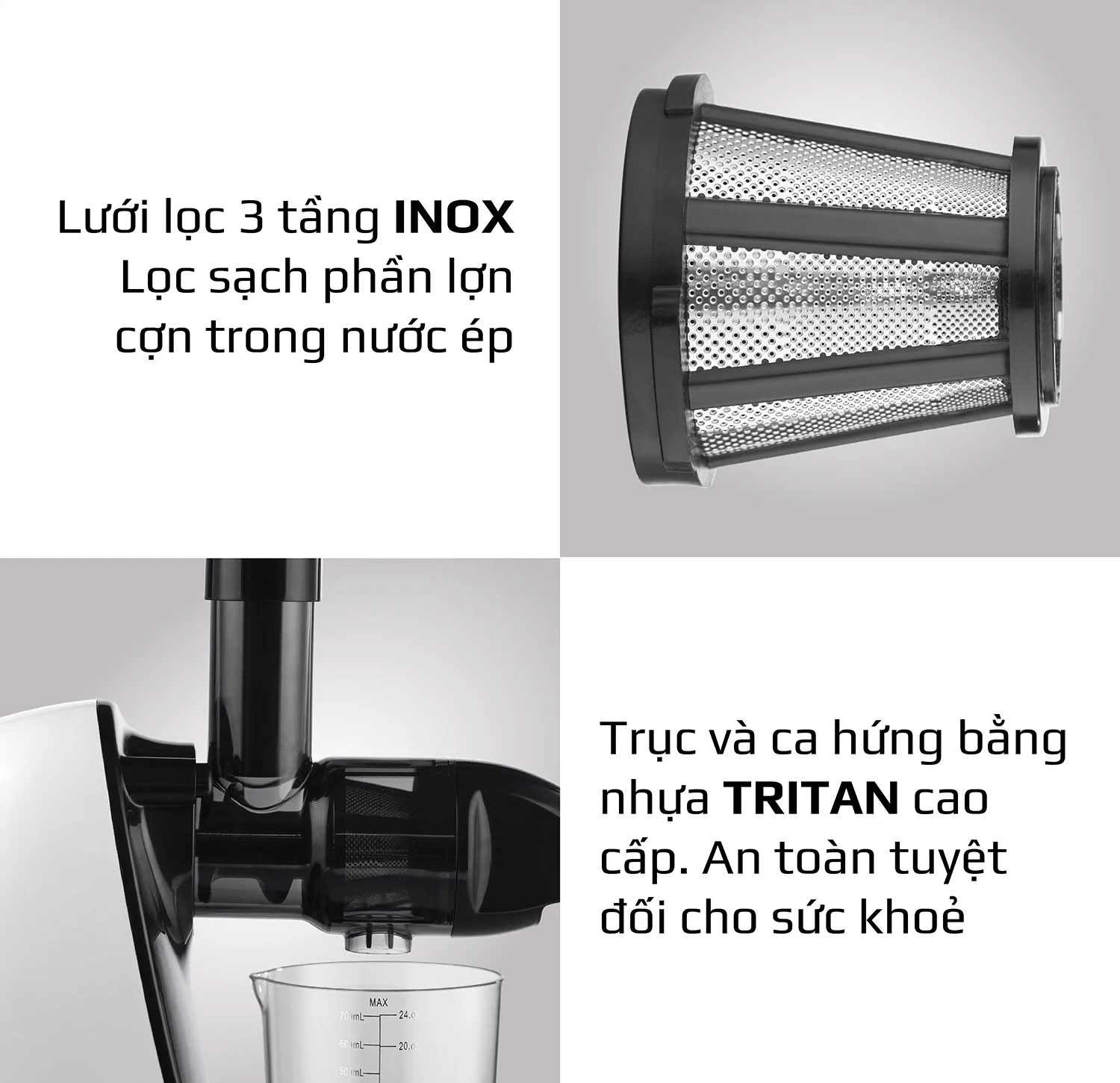 Máy ép trái cây tốc độ chậm